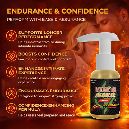 Vuka Manje Pulse – Circulation Support Gel
