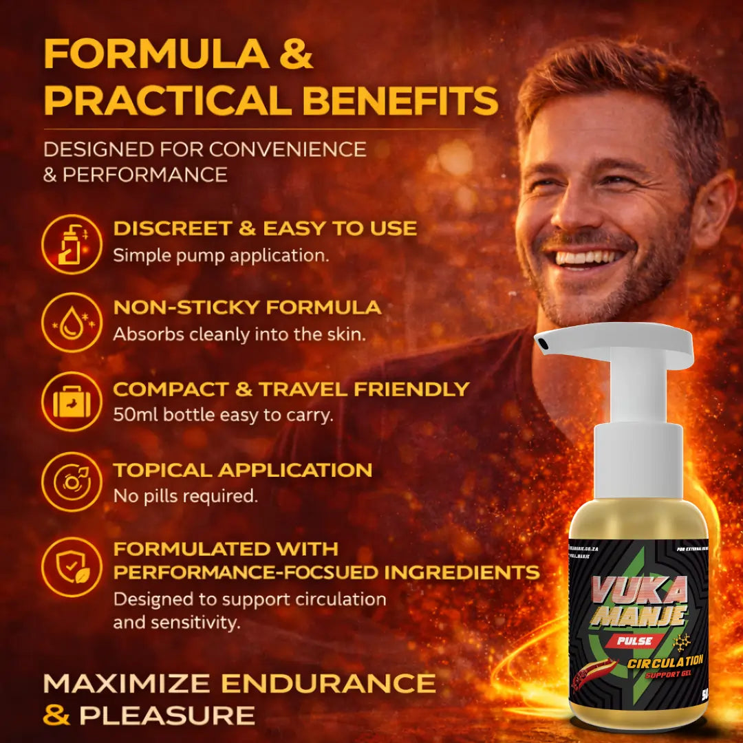 Vuka Manje Pulse – Circulation Support Gel