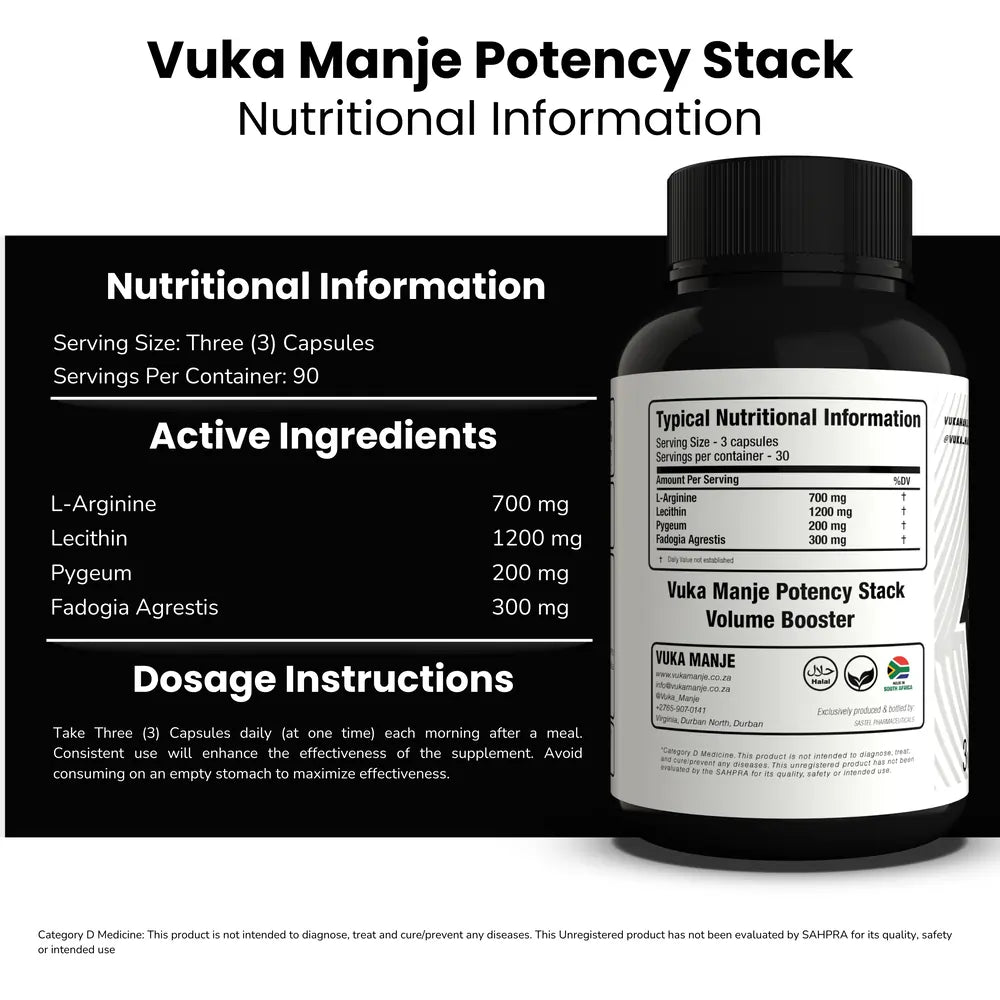 Vuka Manje™ Potency Plus Bundle (Free Delivery)