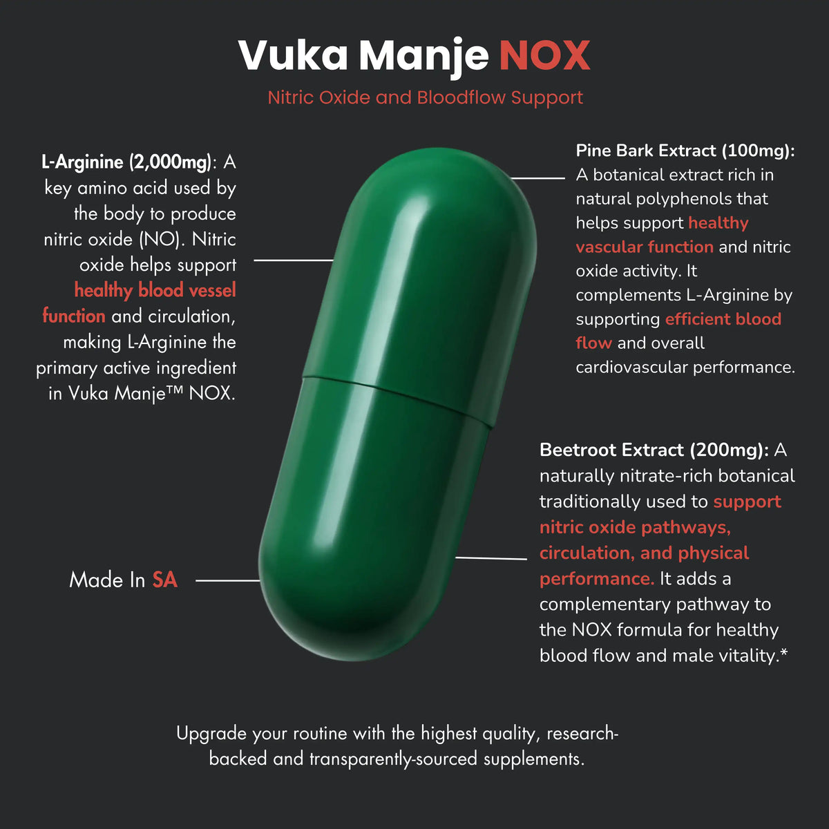 NOX (Nitric Oxide & Blood Flow Support)