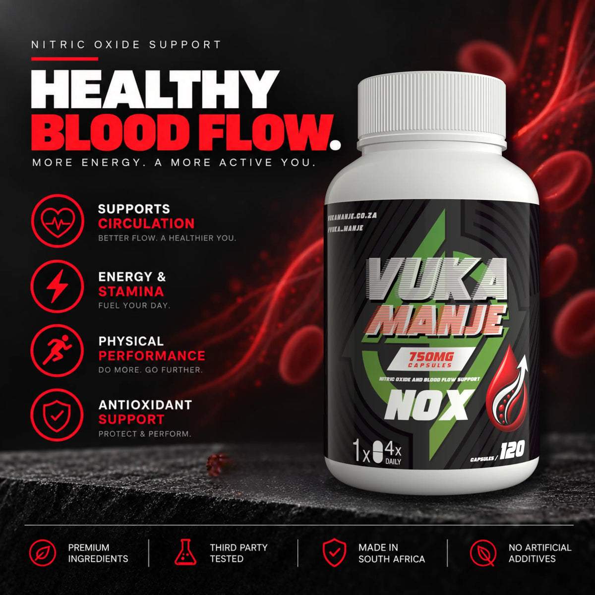 NOX (Nitric Oxide & Blood Flow Support)