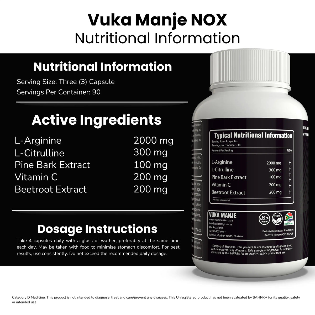 NOX (Nitric Oxide & Blood Flow Support)