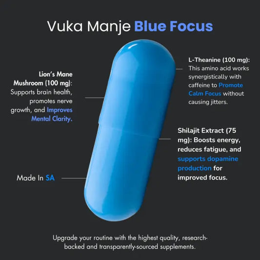 Vuka Manje Blue Focus (Mental Clarity)