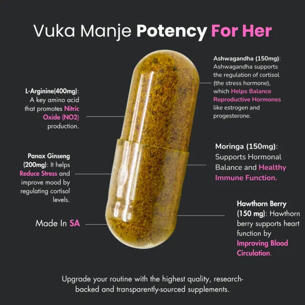 Vuka Manje™ Potency For Her (Breast Support)