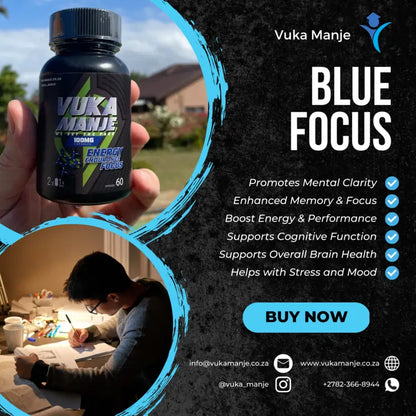 Vuka Manje Blue Focus (Mental Clarity) 